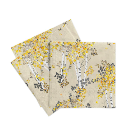 Jesenné obrúsky MANK MYLO tissue 33x33cm 100ks – Obrázok 3