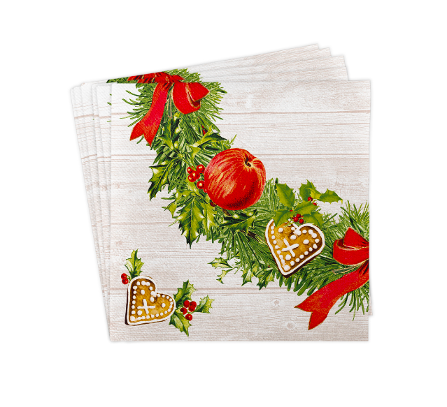 VIANOČNÉ OBRÚSKY MANK ADVENT Linclass 40x40cm 50ks – Obrázok 4