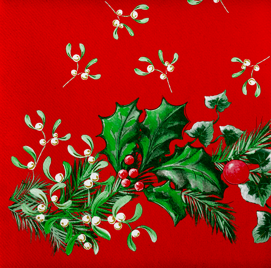 VIANOČNÉ OBRÚSKY MANK ELISE Linclass 40x40cm 50ks