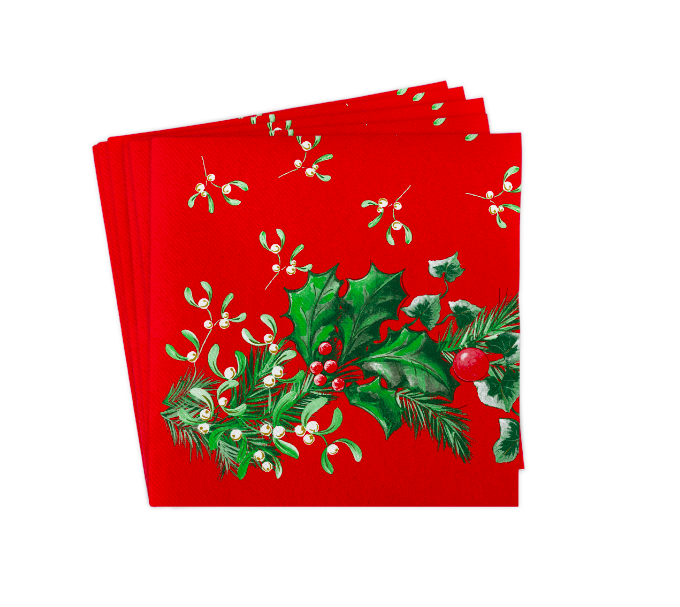 VIANOČNÉ OBRÚSKY MANK ELISE Linclass 40x40cm 50ks – Obrázok 3