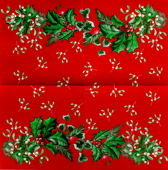 VIANOČNÉ OBRÚSKY MANK ELISE Linclass 40x40cm 50ks – Obrázok 4